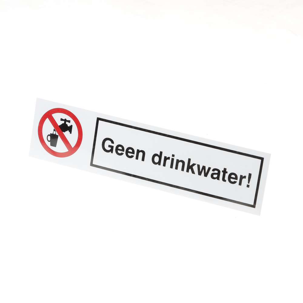 Geen drinkwater d5051